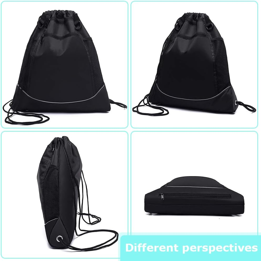 Drawstring Basketball Backpack/Outdoor Sports Bag,Basketball & Travel Backpack,Multi-Purpose Mesh Bag for Gym Hiking Camping image number 5