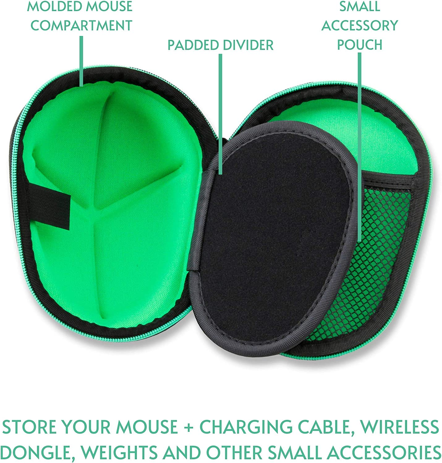 CASEMATIX Esports Mouse Case for Gaming Mice Compatible with Logitech G Pro, MX Master 3, Razer Basilisk X, Mamba, Deathadder Elite, Naga Trinity, Viper and More