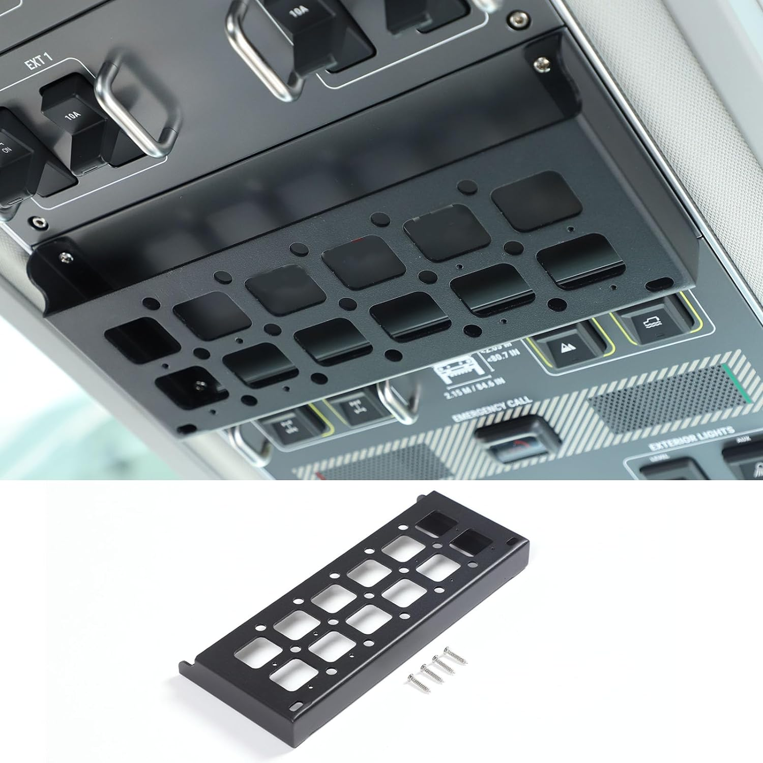 Car Roof Organizer Rack Compatible with INEOS Grenadier 2020-2025 Accessories | Aluminum Modular Storage Backet | Heavy Duty 1PC Set image number 5