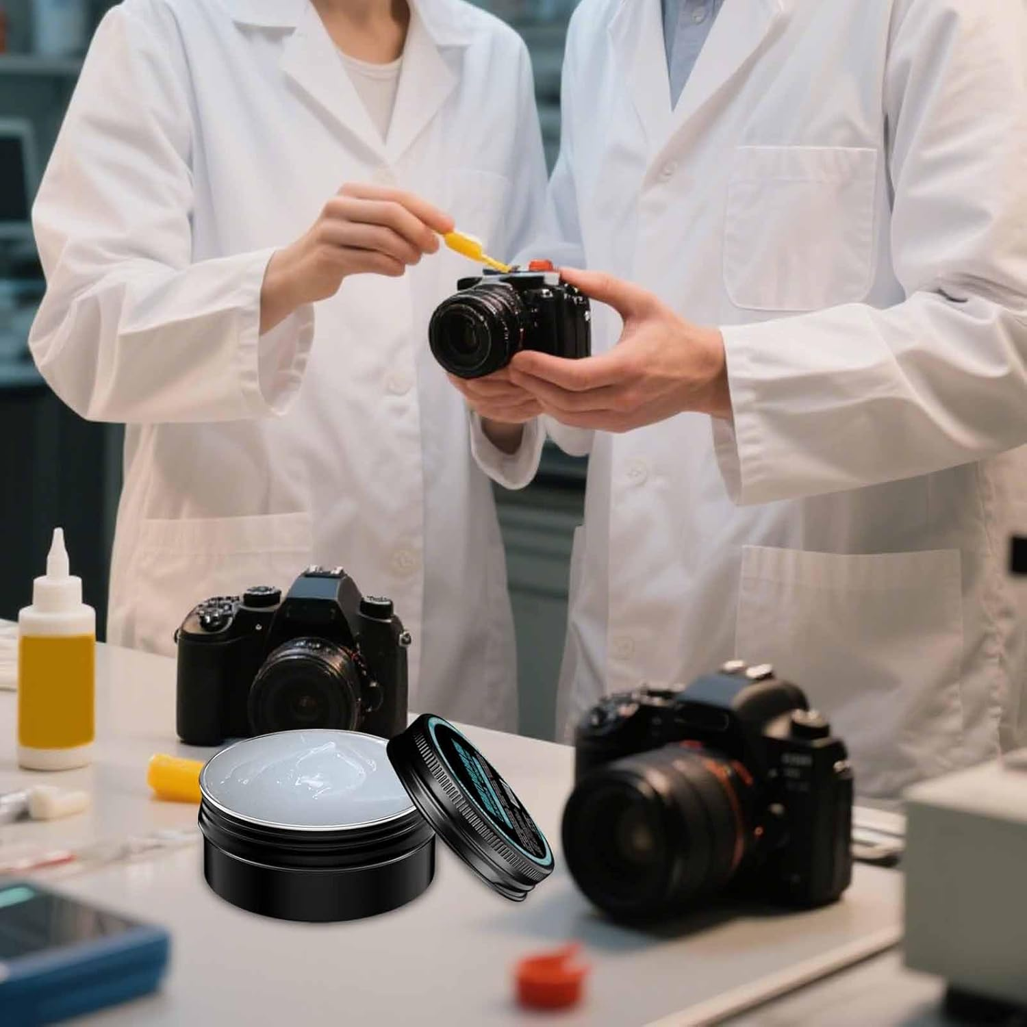 Helicoid Grease | 30G Optical Lens Grease,Lube Set for Camera Bearings Binoculars Quiet Performance Longevity Lubricating Optical Devices image number 2