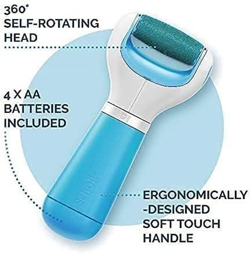 Electric Callus Remover for Feet, Professional Pedicure Tools Refill Roller,Remove Heels Dead Skin of Best Foot File Kit(Pink) - Blue image number 4