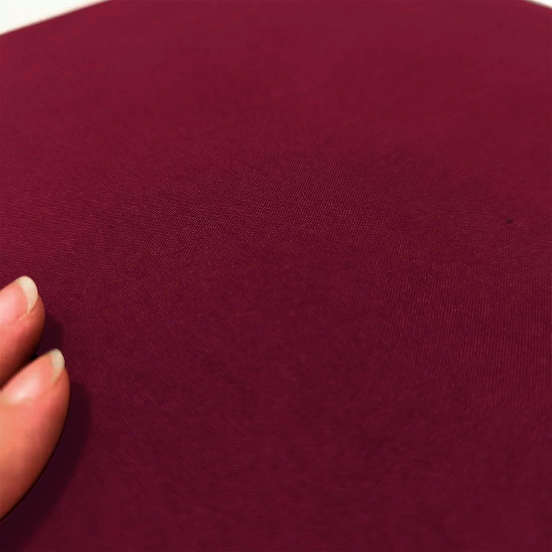 Flat Sheet - Pillowcase, Mattress Cover, Brushed Microfibre, Flat Sheet for Beds (90 Cm, 105 Cm, 135 Cm, 150 Cm and 180 Cm), Bedding (Maroon, Bed 105 X 200 Cm, Fitted Sheet) image number 1