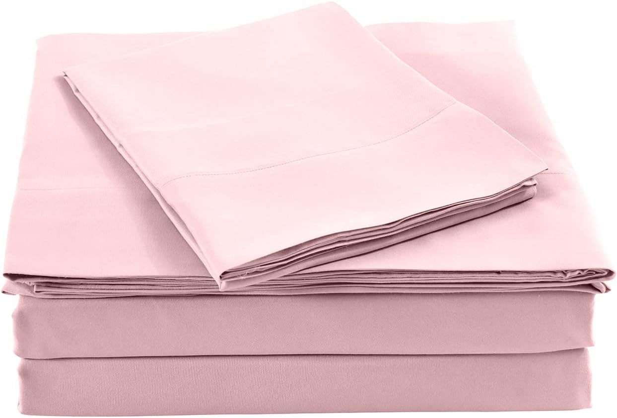 Royal Comfort Sheet Set 1000TC Bamboo Blend Ultra Soft Breathable Luxury, 1 X Flat Sheet, 1 X Fitted Sheet, 2 X Pillowcases (4 Pcs, King, Bubble Bath) image number 3