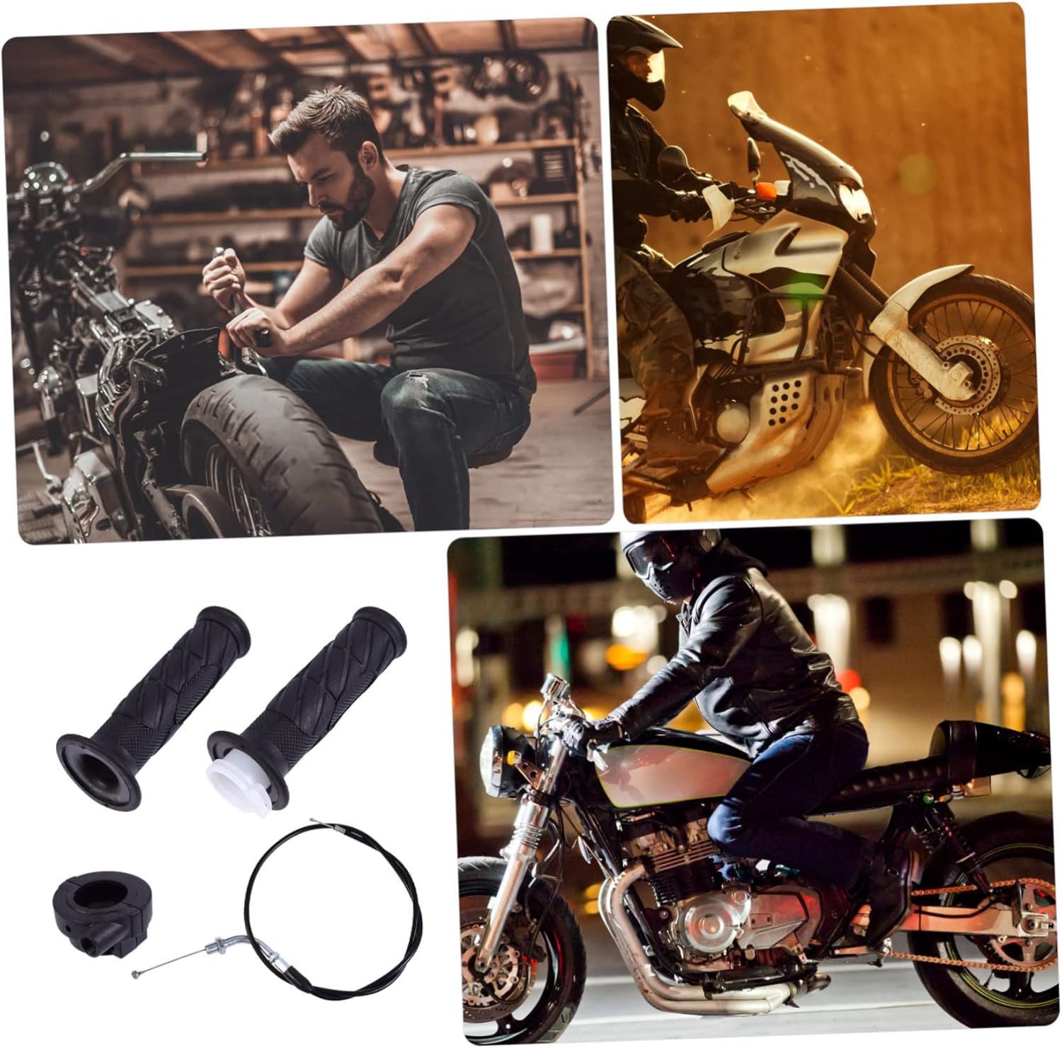 CHILDWEET Throttle Handlebar for Motorbike Easy Installation and High Adaptability