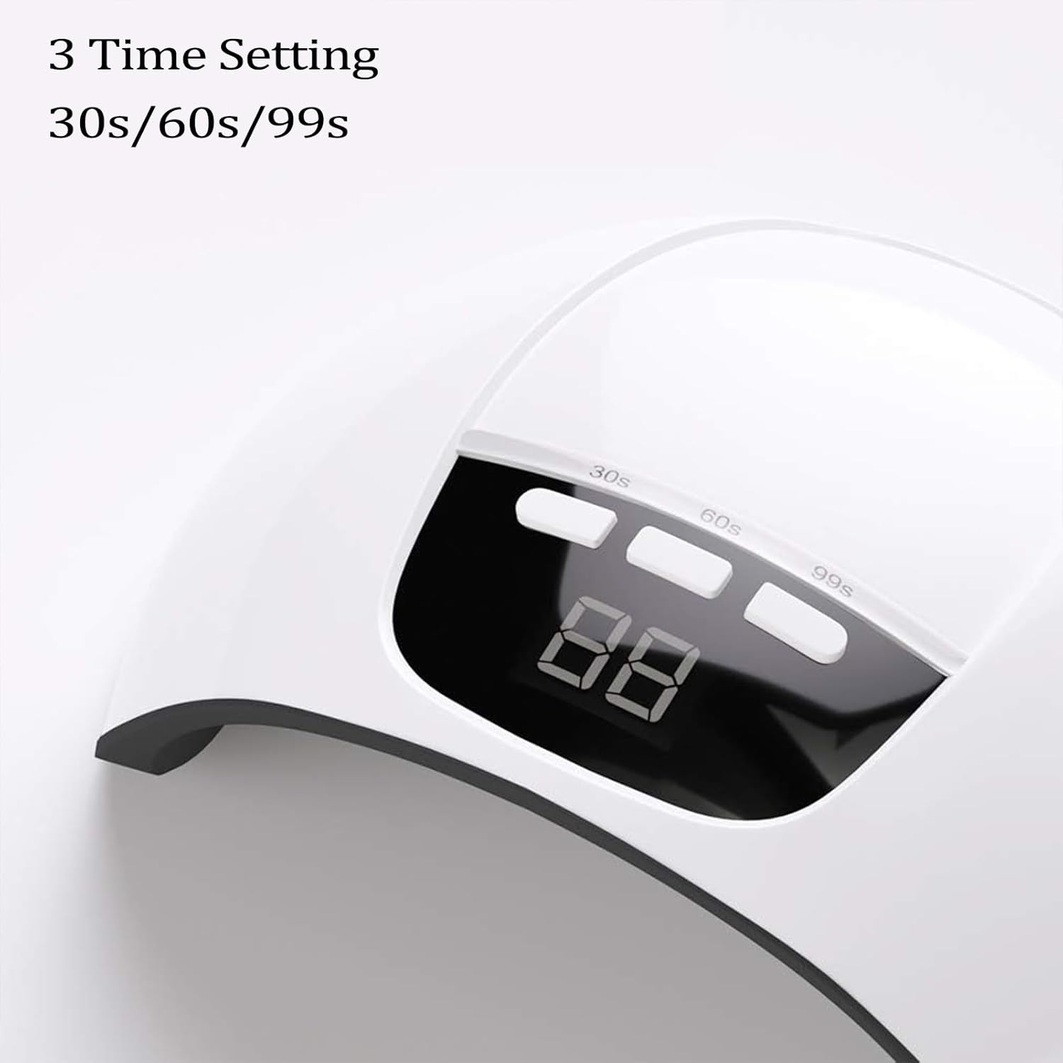 ANGNYA U V Light for Gel Nails, Led Nail Lamp with 3 Timer Setting and Automatic Sensor, Professional Gel Nail Lights Nail Art Manicure Tools for Home and Salon