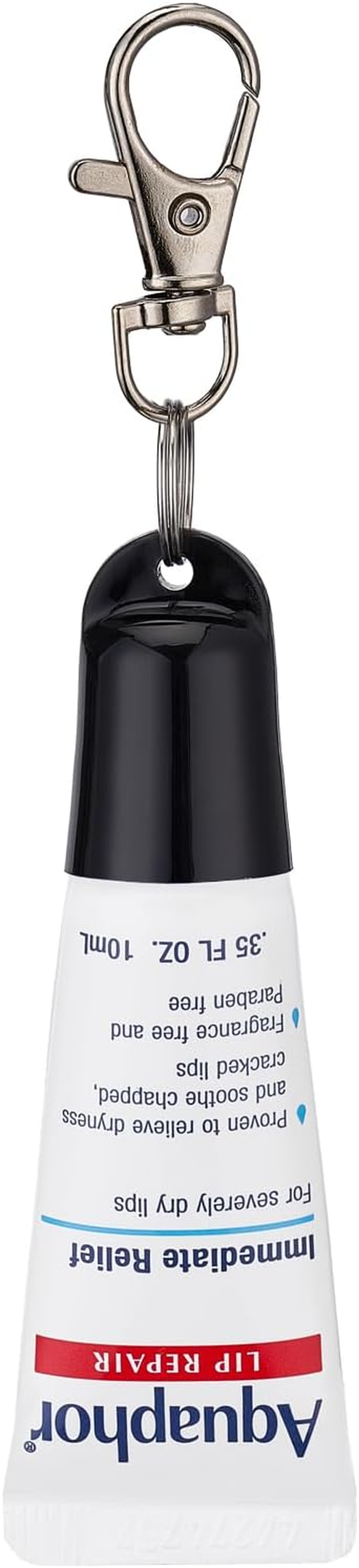 4 PSC Keychain Cap Compatible with Aquaphor 0.35 Oz Lip Balm, Portable Holder Keychain Cap Fit for Aquaphor Lip Repair Tubes (Colorful) image number 2