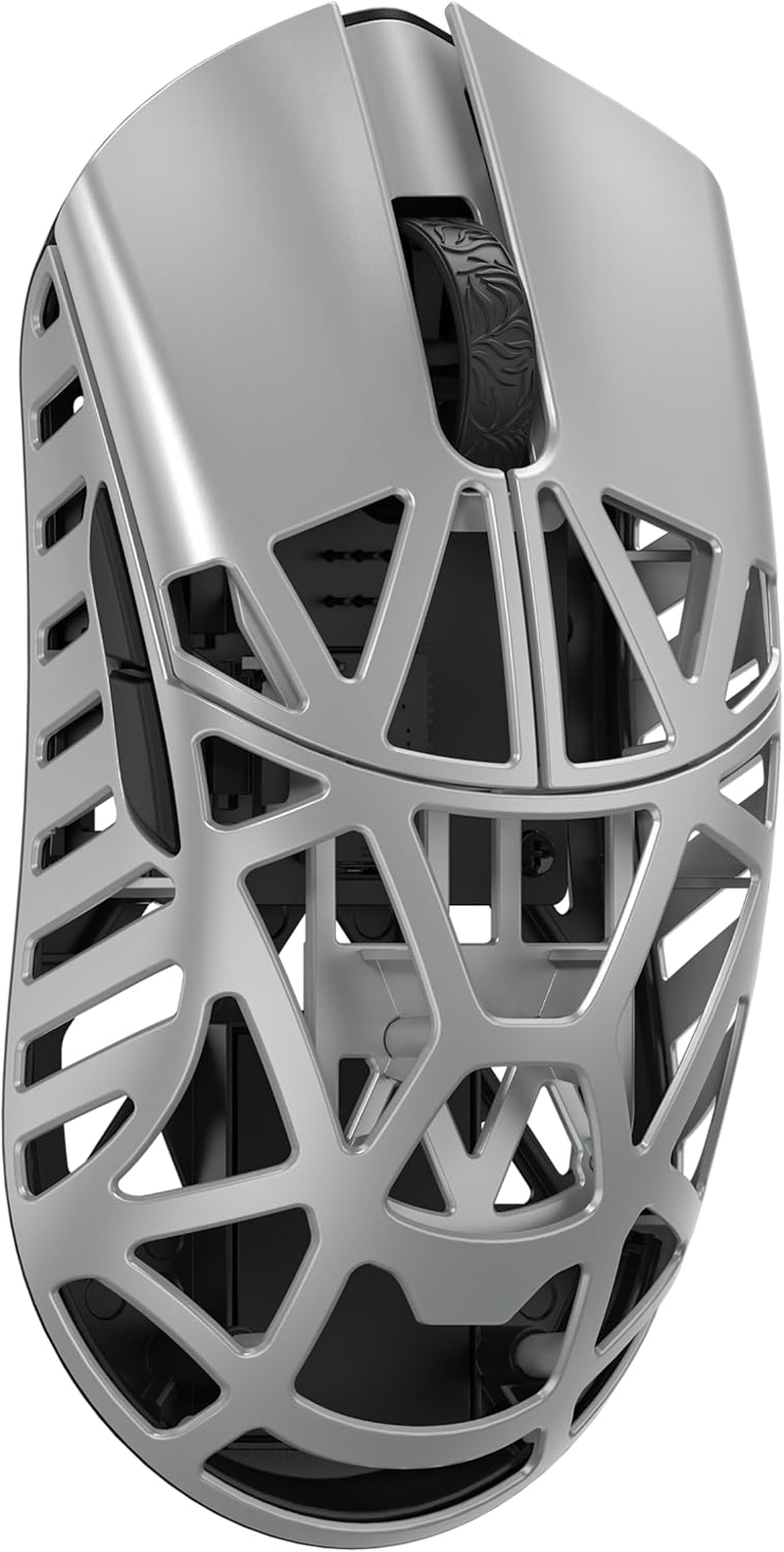 WLMOUSE Beast X Mini Pro Ultra-Light 34G Magnesium Gaming Mouse, PAW3950 HS Sensor, 8K Polling Rate, 30000 DPI,OM & TTC Switches, Customizable Side Panels.(Silver(Om Switch-Side Slits)) image number 1