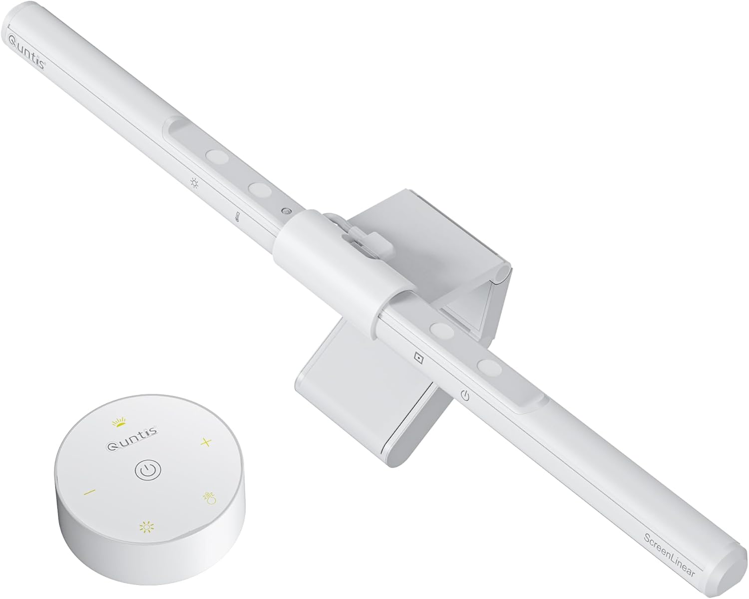 Quntis Computer Monitor Lamp, Screen Monitor Light Bar for Eye Caring, USB Reading LED Desk Lamp with Auto-Dimming, Dimmable Lamp Bar, Touch Control, No Glare Space Saving Home Office Desk Lamps image number 1