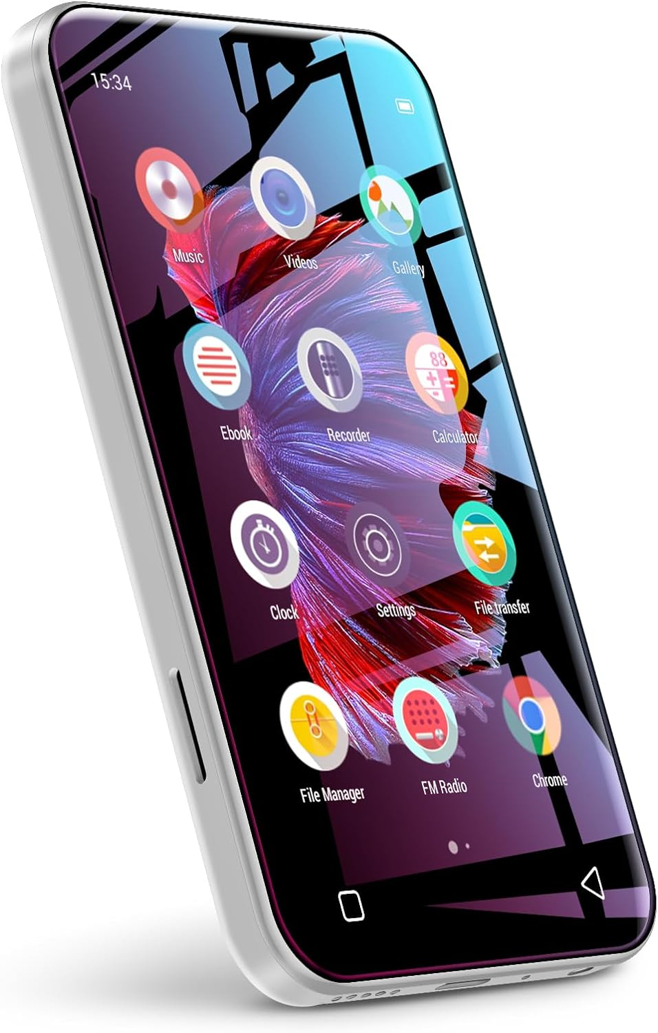 72GB Wifi Mp3 Player with Bluetooth, TIMMKOO 4.0" Full Touch Screen Mp3 Mp4 Player, Portable Hifi Sound Walkman Digital Music Player with FM Radio,Recorder, Ebook,Clock, Browser (Green)