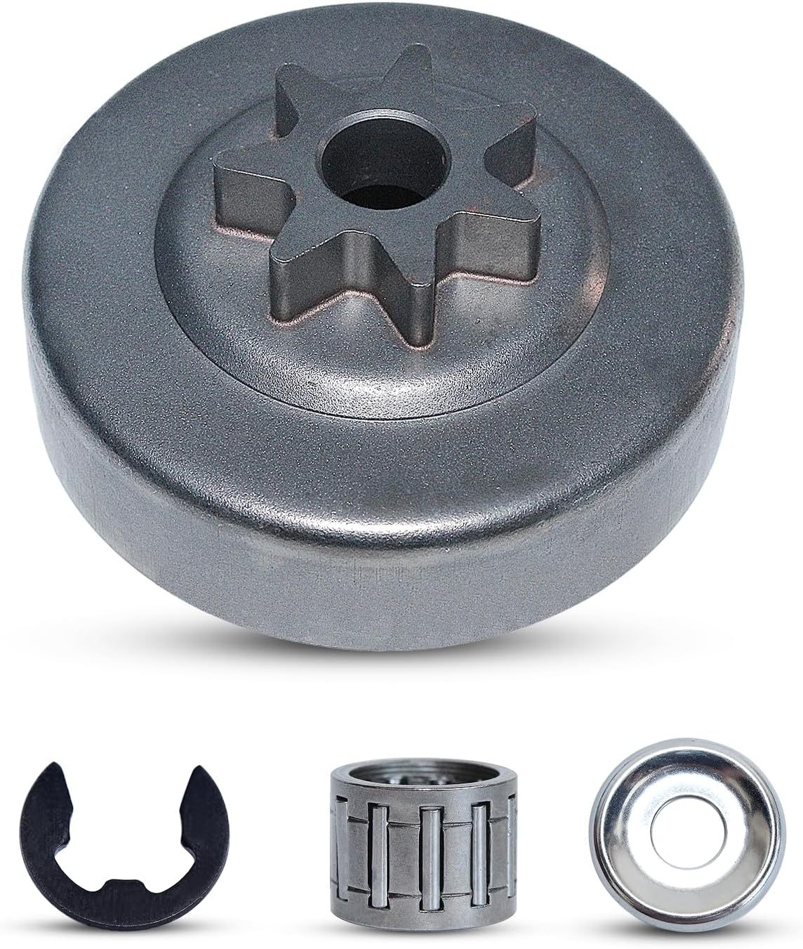 AUMEL 3/8" Cluch Drum Sprocket Bearing Washer Clip Kit for STIHL MS311 MS391 Chainsaw Replace 11296402000 image number 3