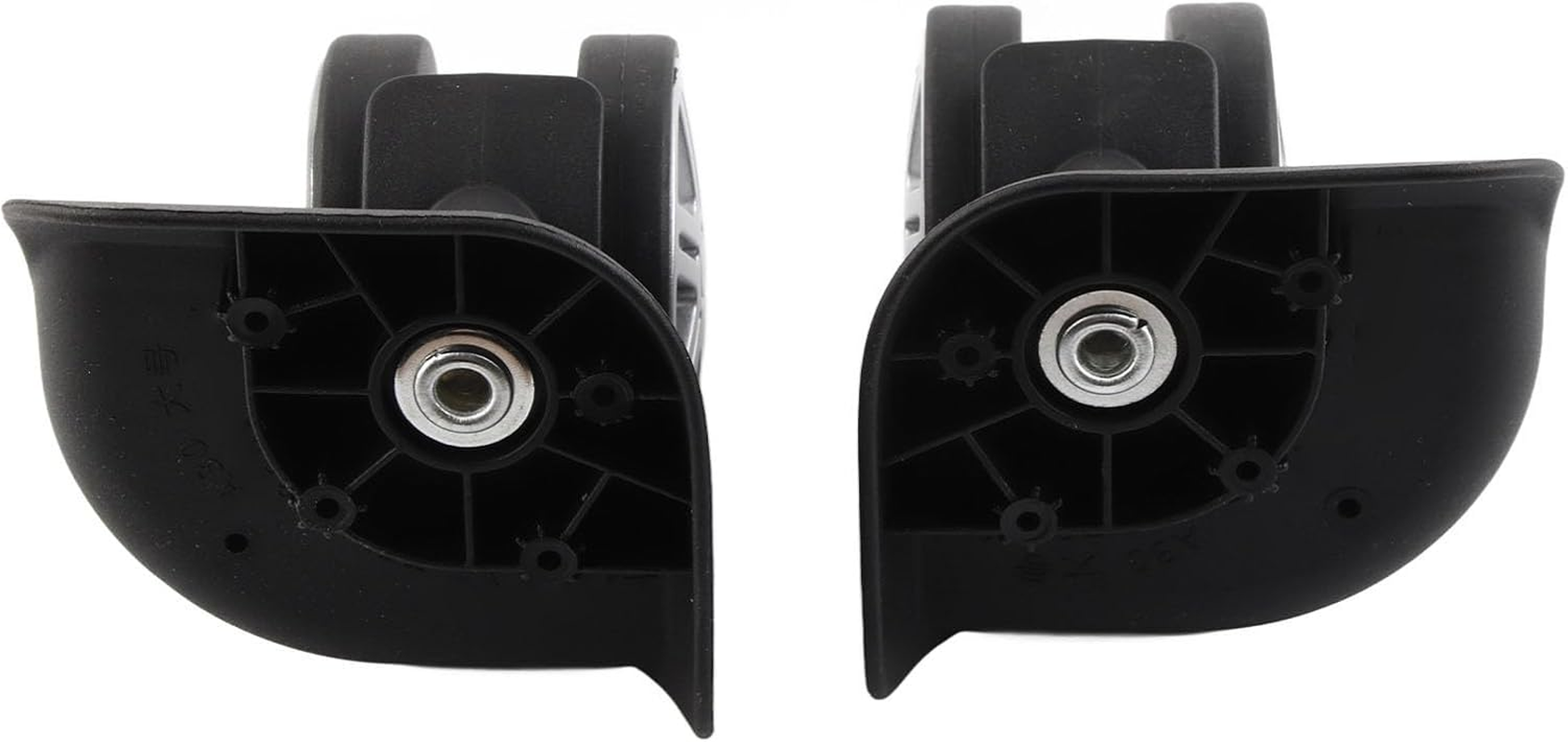 ANKROYU 1 Pair Mute Suitcase Caster Wheels, Luggage Replacement Wheels, Luggage Swivel Casters, Outdoor Suitcase Wheel, Suitcase Replacement Wheel for Suitcase image number 1