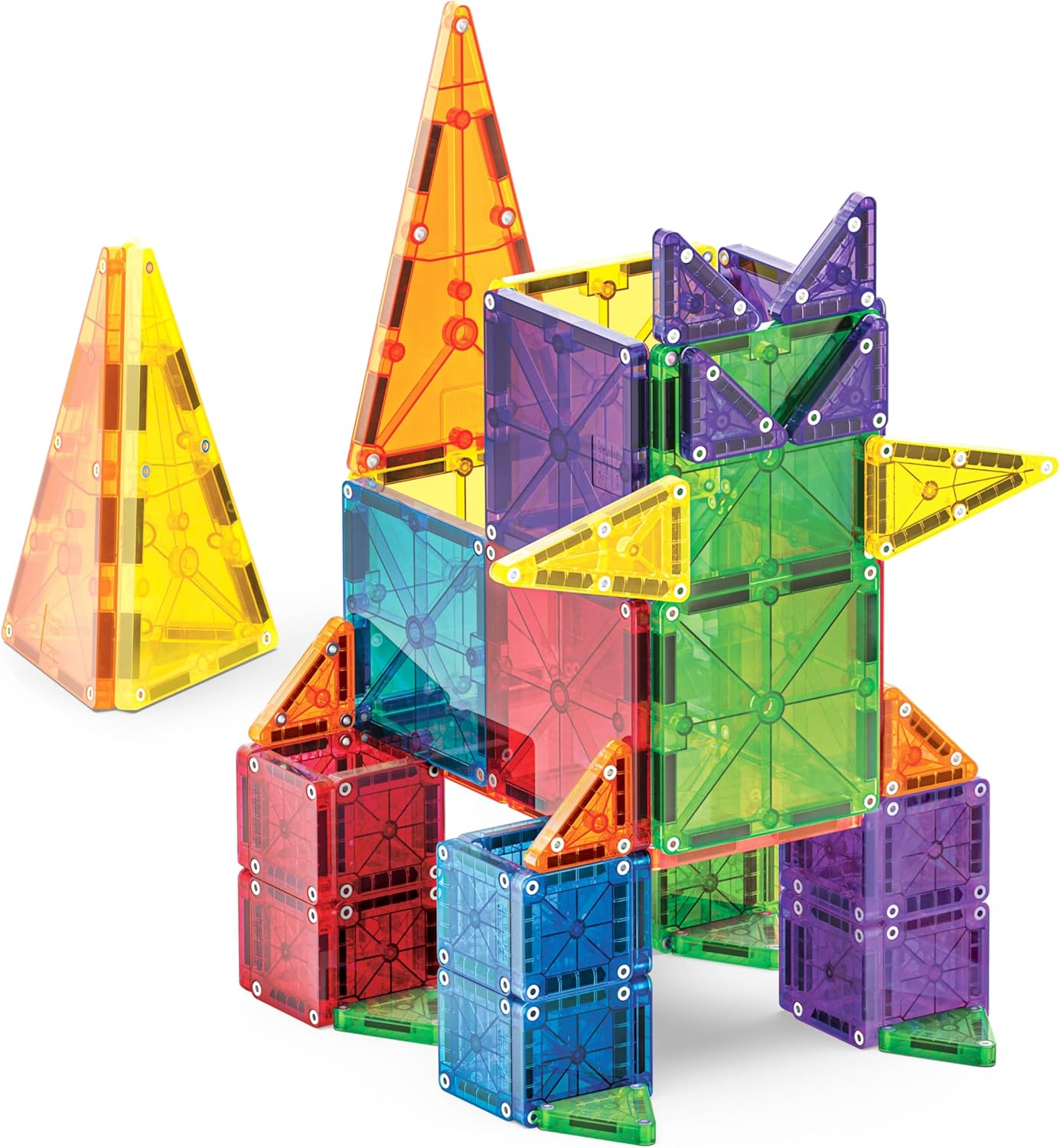 MAGNA-TILES - Combo + Micromags - 62 Piece Set image number 2
