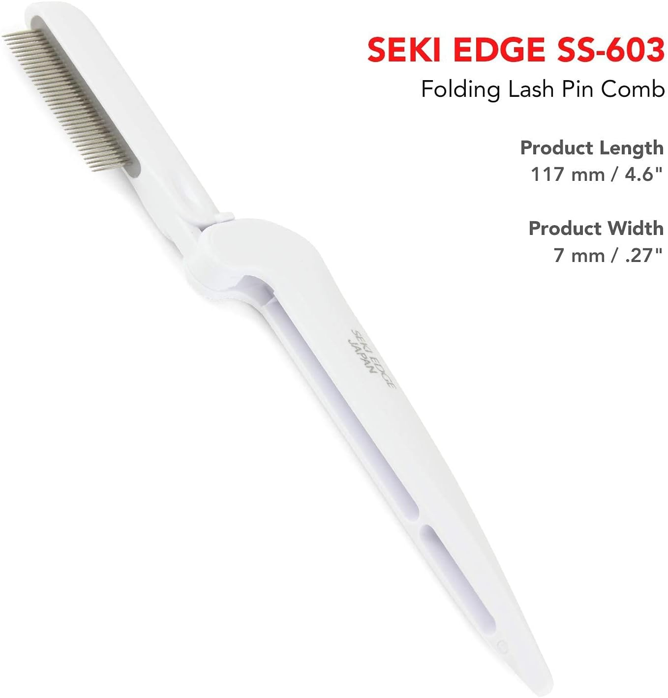 SEKI EDGE SS-603- Folding Lash Pin Comb
