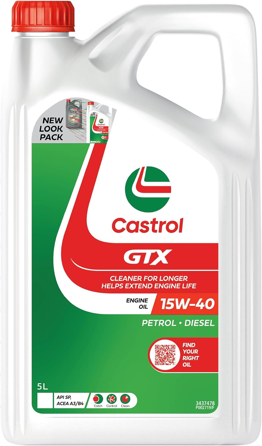 Castrol GTX 15W-40 Engine Oil 5 Litre image number 1