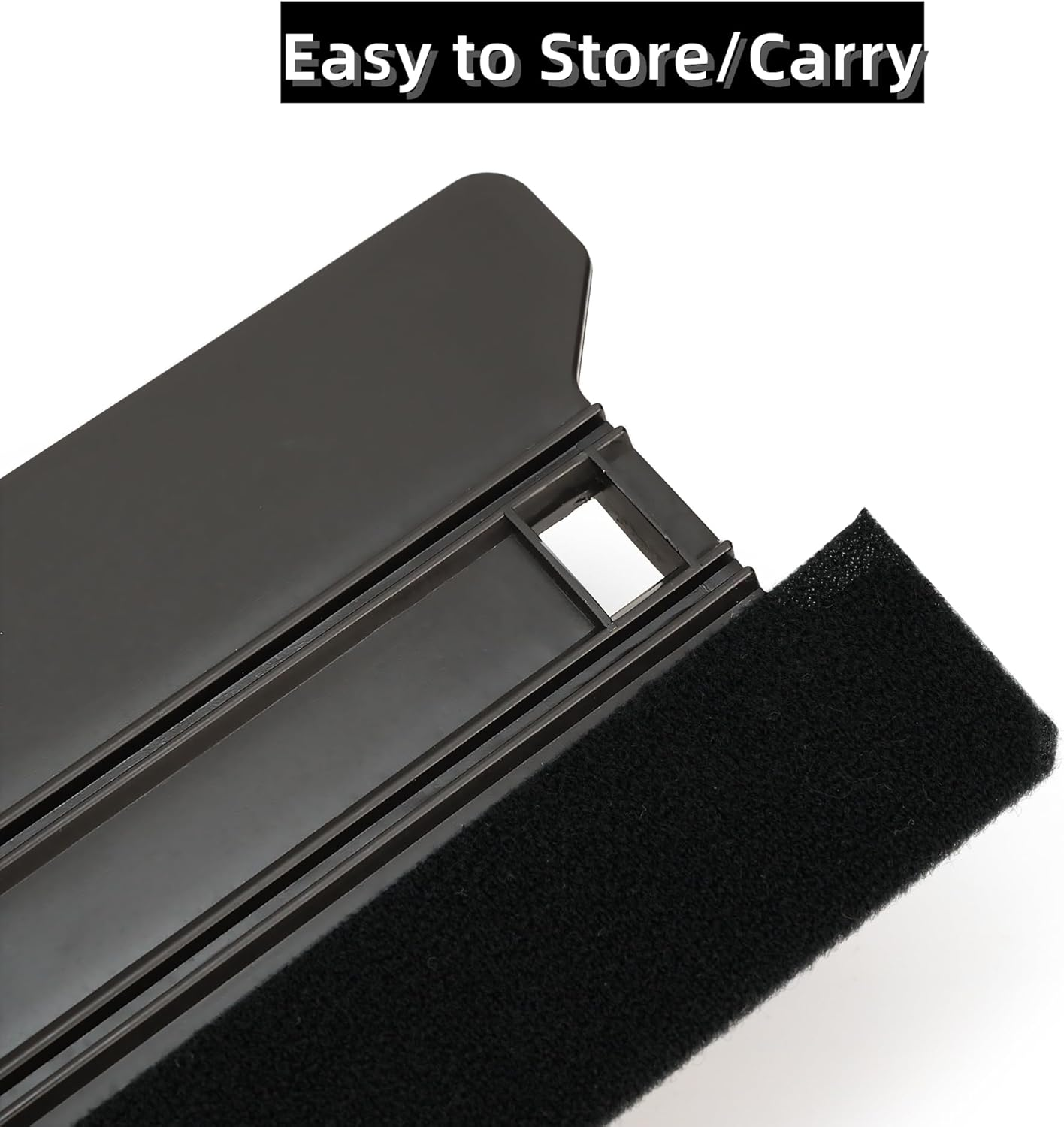 Umaki 2Piece Large Wallpaper Smoother Cutting Guide Tool, 3 X 8.3IN Vinyl Wrap Squeegee Decal Squeegee, Car Wrap Tool Vinyl Scraper Window Film Tint Squeegee, Black