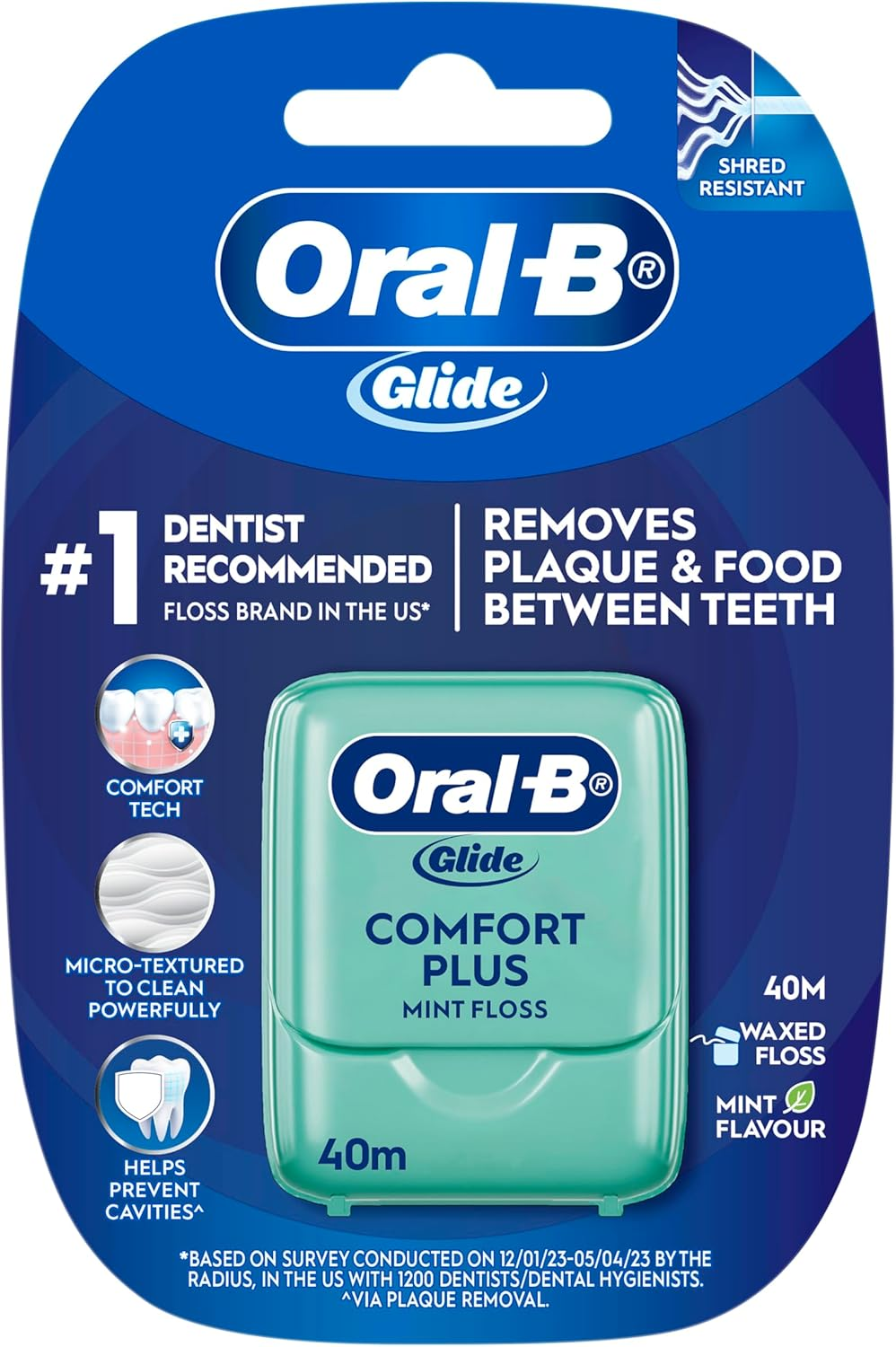 Oral-B Glide Comfort plus Dental Floss, Extra Soft, 40M image number 5