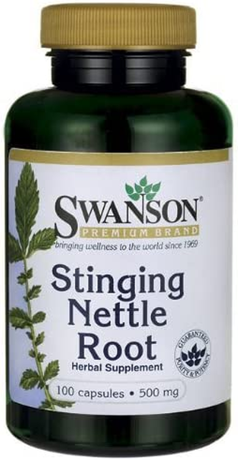 Stinging Nettle Root 500 Mg 100 Caps by Swanson Premium Brand