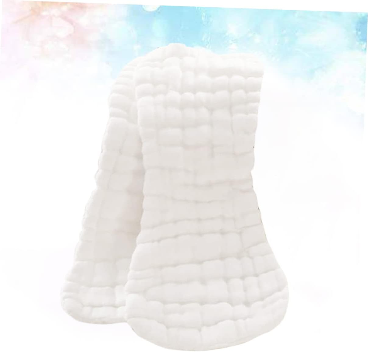 5Pcs Pure Cotton Gauze Diaper Reusable Cotton Nappies for Diaper Care for Newborn Swaddle Wrap Comfort image number 2