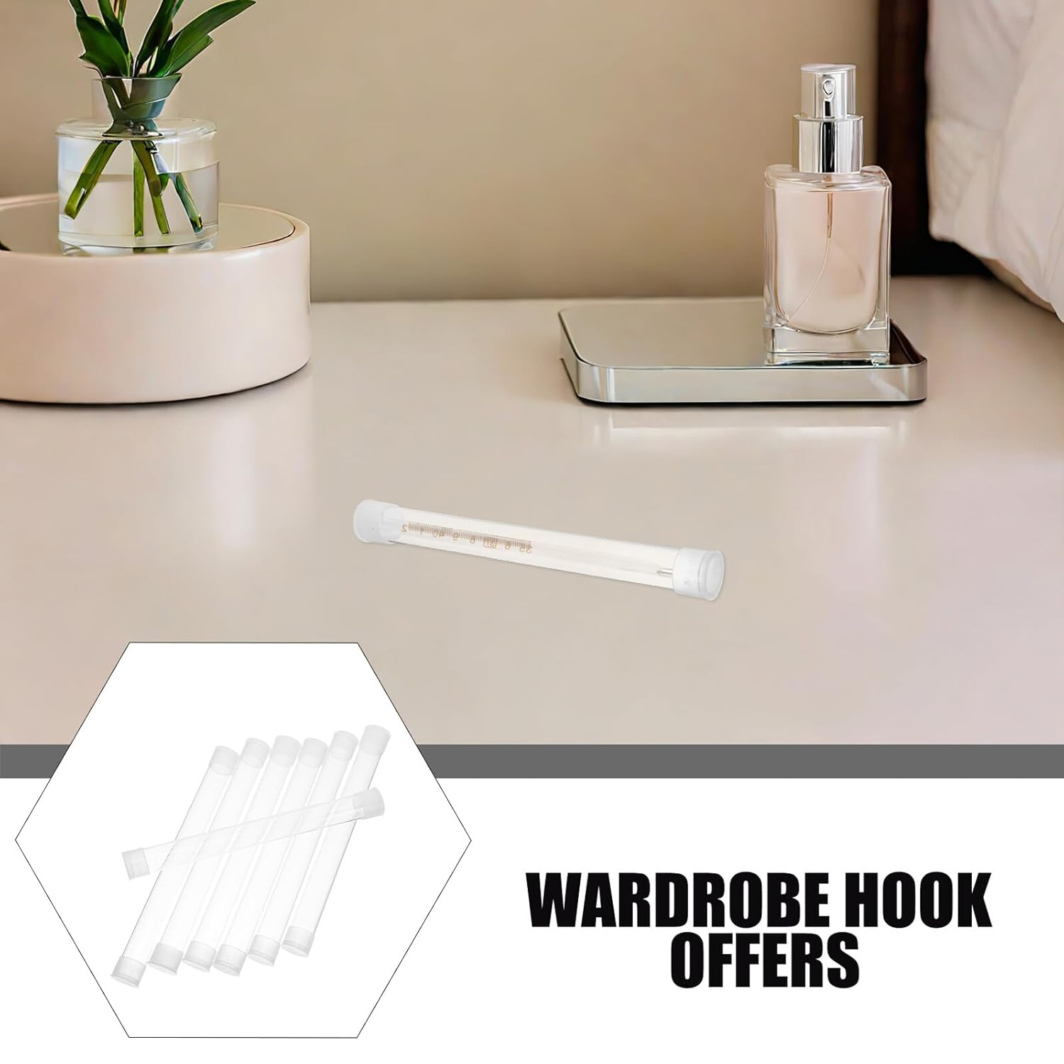 FRCOLOR 10Pcs Waterproof Thermometer Case Thermometer Hard Container Plastic Case Transparent Pp image number 1