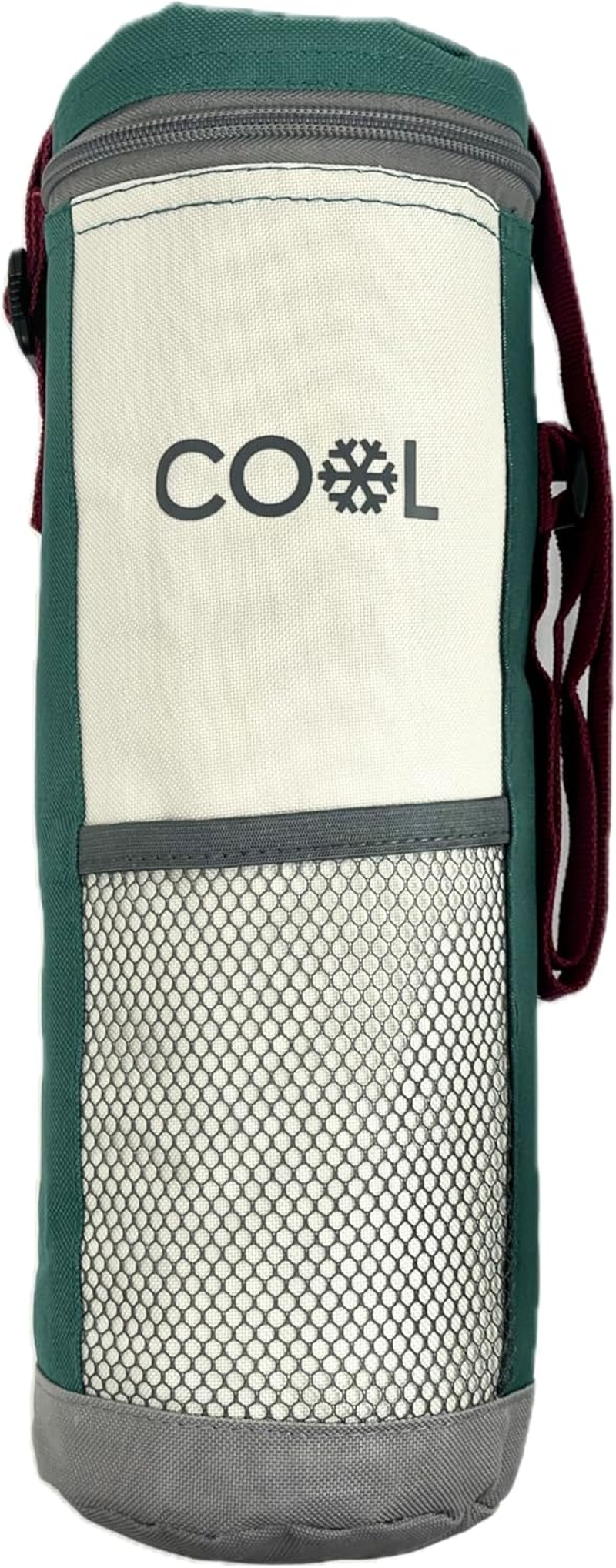 Cool Bag for Bottles up to 1.5 Litres, Bottle Cooler Bag, Size 12 X 32 Cm, Cool Box, Cool Bag, with Adjustable Shoulder Strap, Set of 3, Ideal for Travel