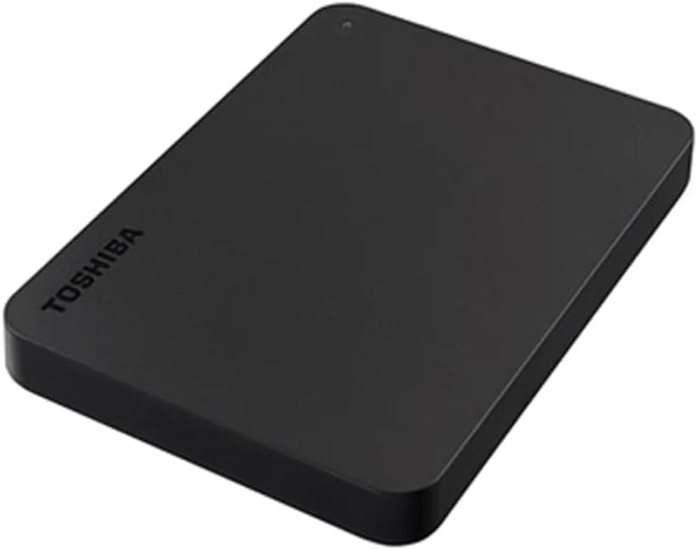 Toshiba Canvio Basics USB-CA Cable External Hard Drive, 2TB Capacity, Black