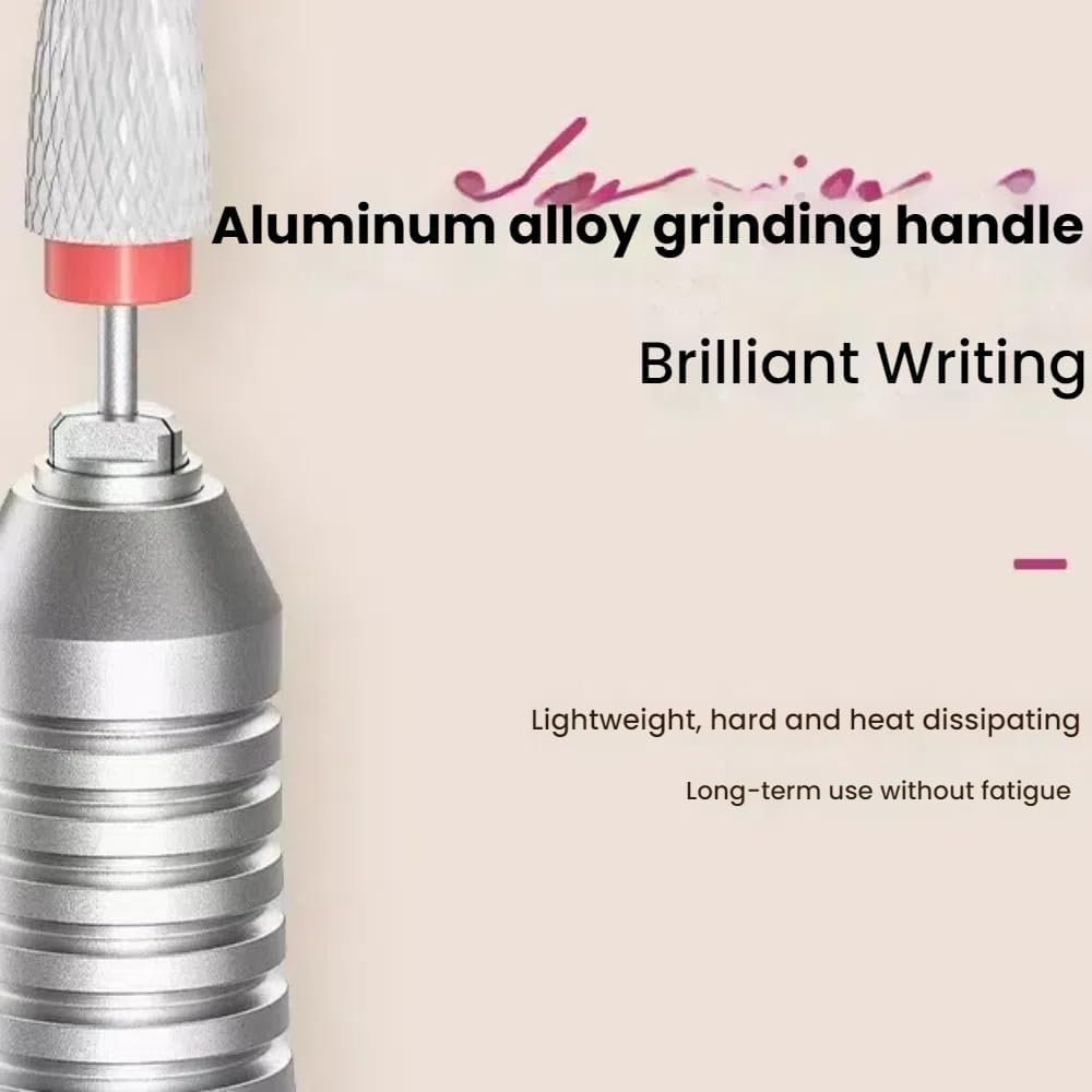 Nail Drill-Professional Cordless Electric Nail Drill Machine - 40,000 RPM, Rechargeable, LCD Display, 6 Metal Bits, Lightweight for Gel/Acrylic Nails, Manicure & Pedicure image number 6