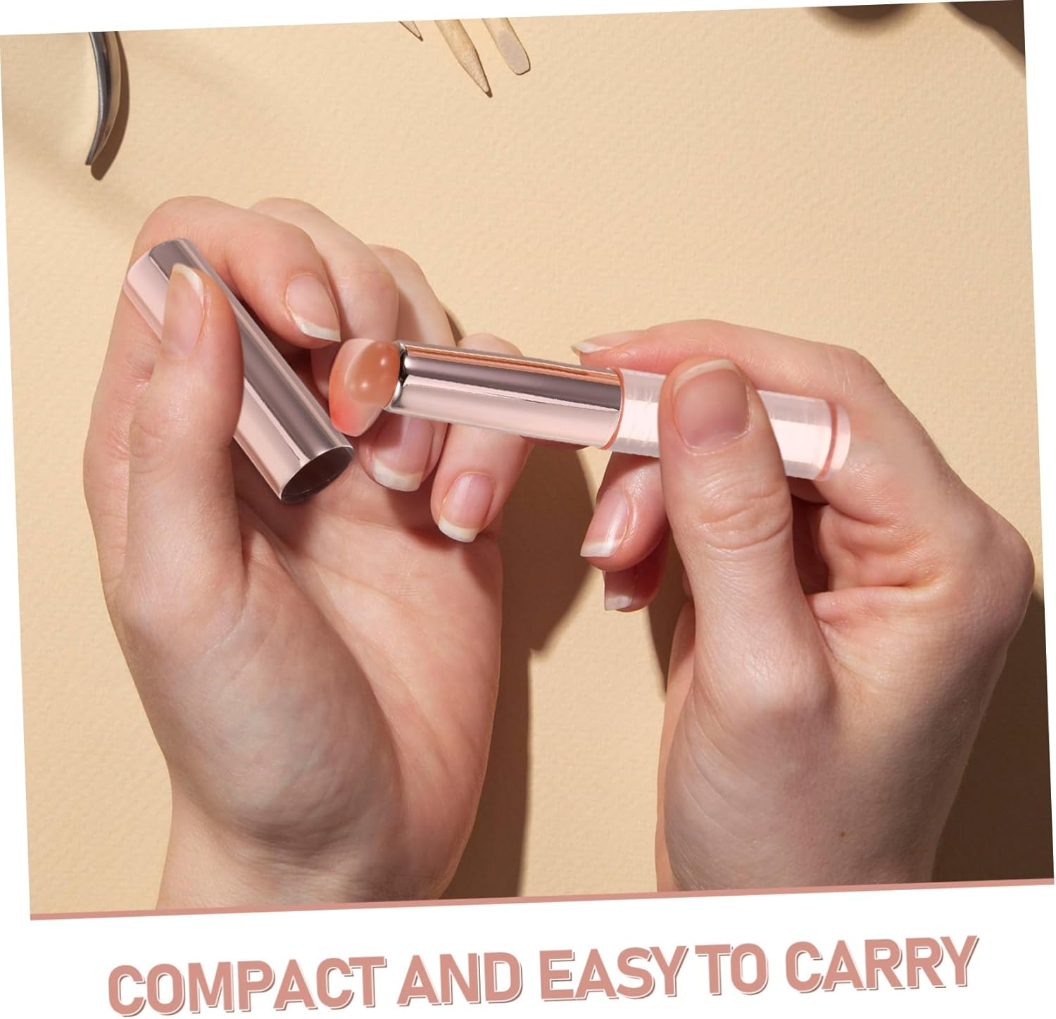 DECORNIJIA Silicone Nail Brush Nail Art Stamper Kit Fingernail Tools Manicure Kit image number 4