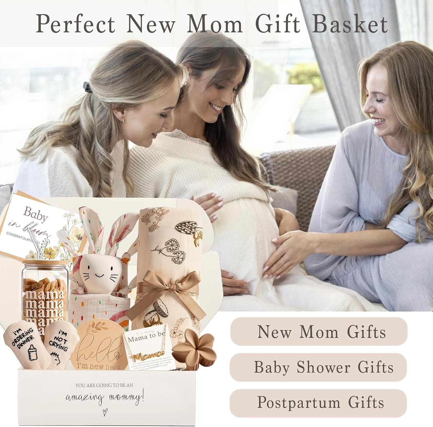 New Mom Gifts for Women, Pregnancy Gifts for New Parents Expecting Mom image number 2