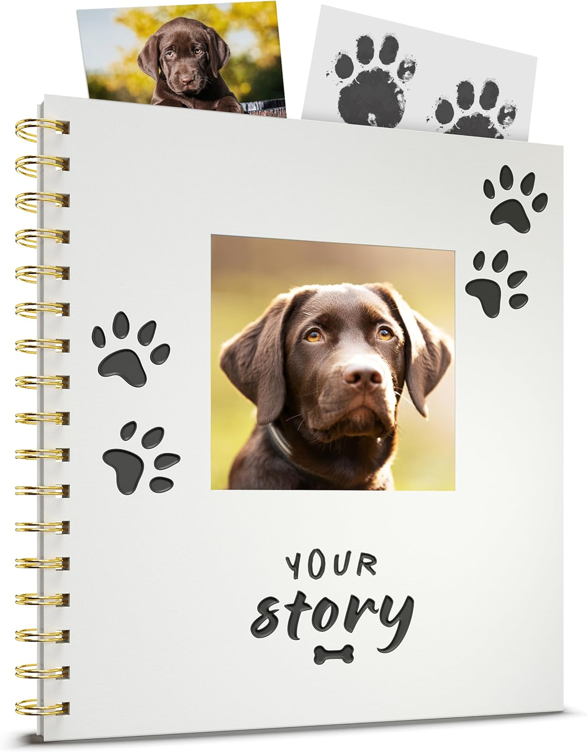 New Puppy Gift &ndash; Dog Memory Book & Keepsake Photo Album | Thoughtful Gift for New Puppy Owners, Dog Mums & Dads | Puppy Planner, Diary & Scrapbook image number 5