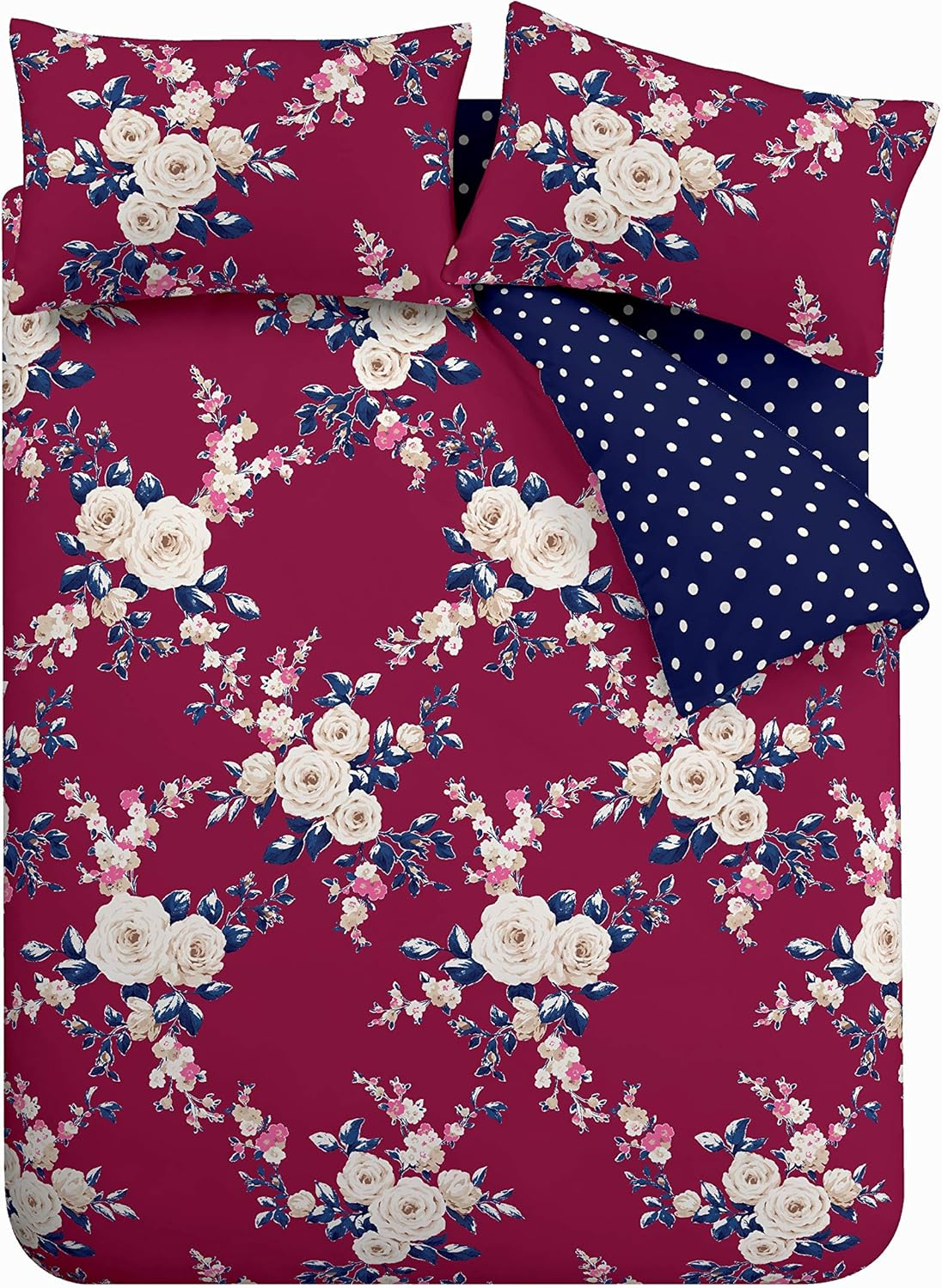 Canterbury Plum Duvet Cover Set 260X240+50X70X2