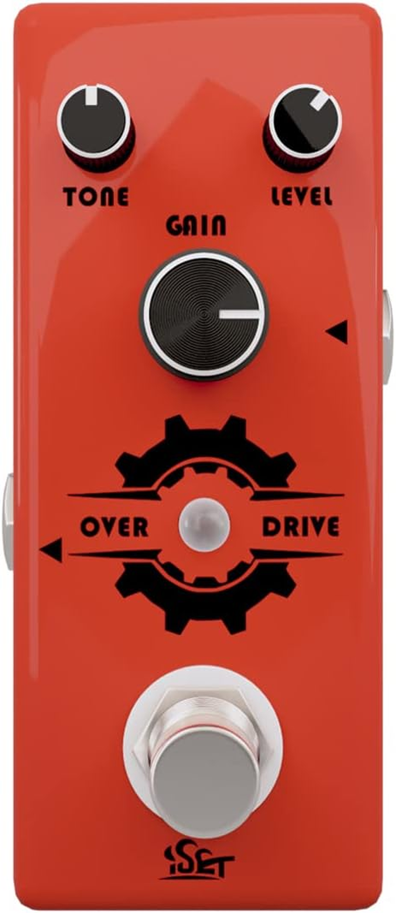 Iset Overdrive Guitar Pedal Mini Single Guitar Effect Pedal for Electric Guitar Bass True Bypass - Black image number 4