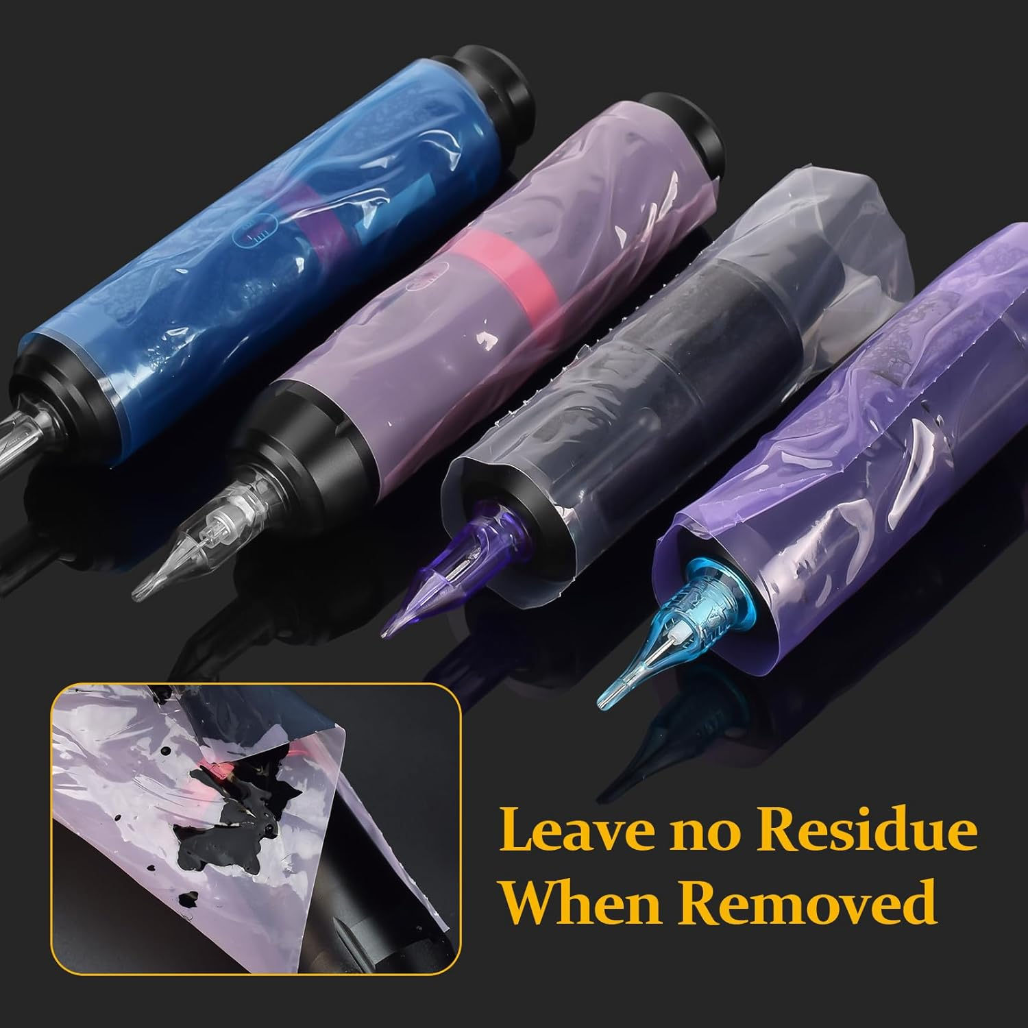 BAMTTOO 1200Pcs Barrier Film Roll Disposable Tattoo Barrier Film Dental Barrier Film Perforated Adhesive Barrier Tape Sheets Tattoo Supplies (Purple) image number 6