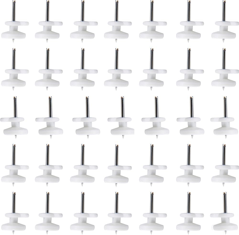 100PCS Hardwall Picture Hook White Mini Non-Marking Hooks Invisible Hook Nail Photo Frame Hangers for Hard Wall Picture Frames Oil Painting Posters Frame Hangers for Home Office Hanging Picture Photo image number 5