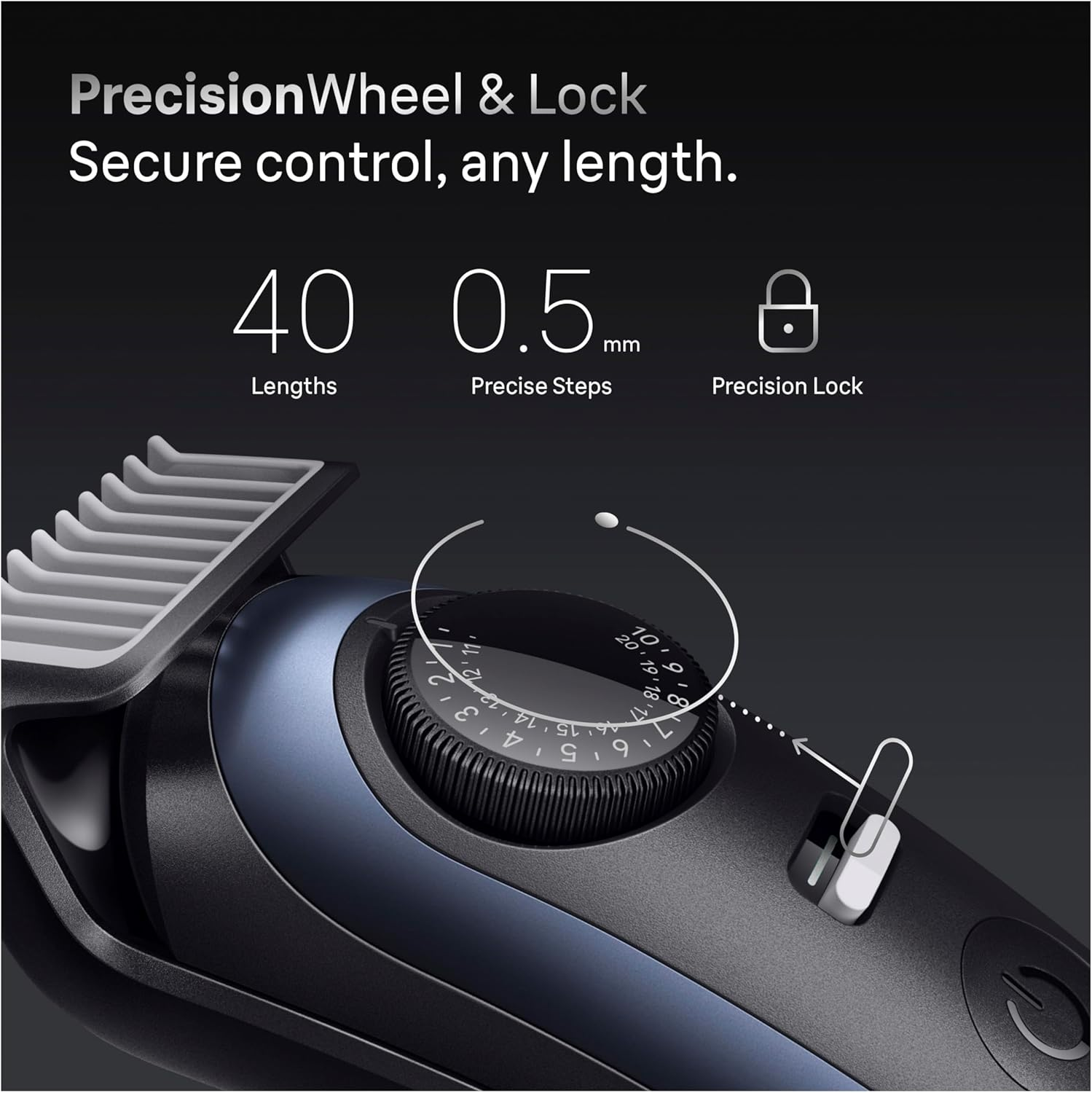 Braun BT754 Series 7 Beard Trimmer with 10 Styling Tools image number 3