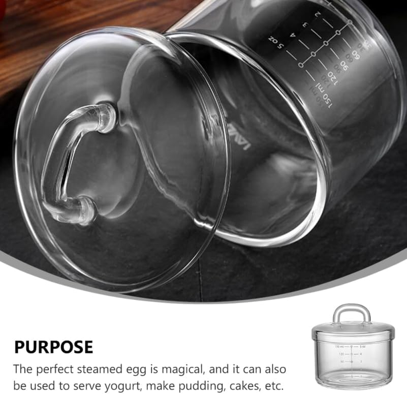 Housoutil 3PCS Glass Stovetop Pot with Lid, Glass Small Saucepan, Clear Steaming Bowl Safe for Pasta Noodle, Milk, Baby Food image number 2