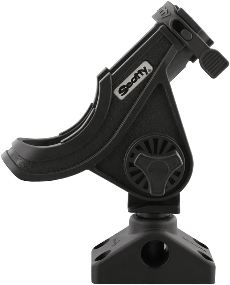 Scotty Baitcaster/Spinning Rod Holder with 241 Side Deck Mount
