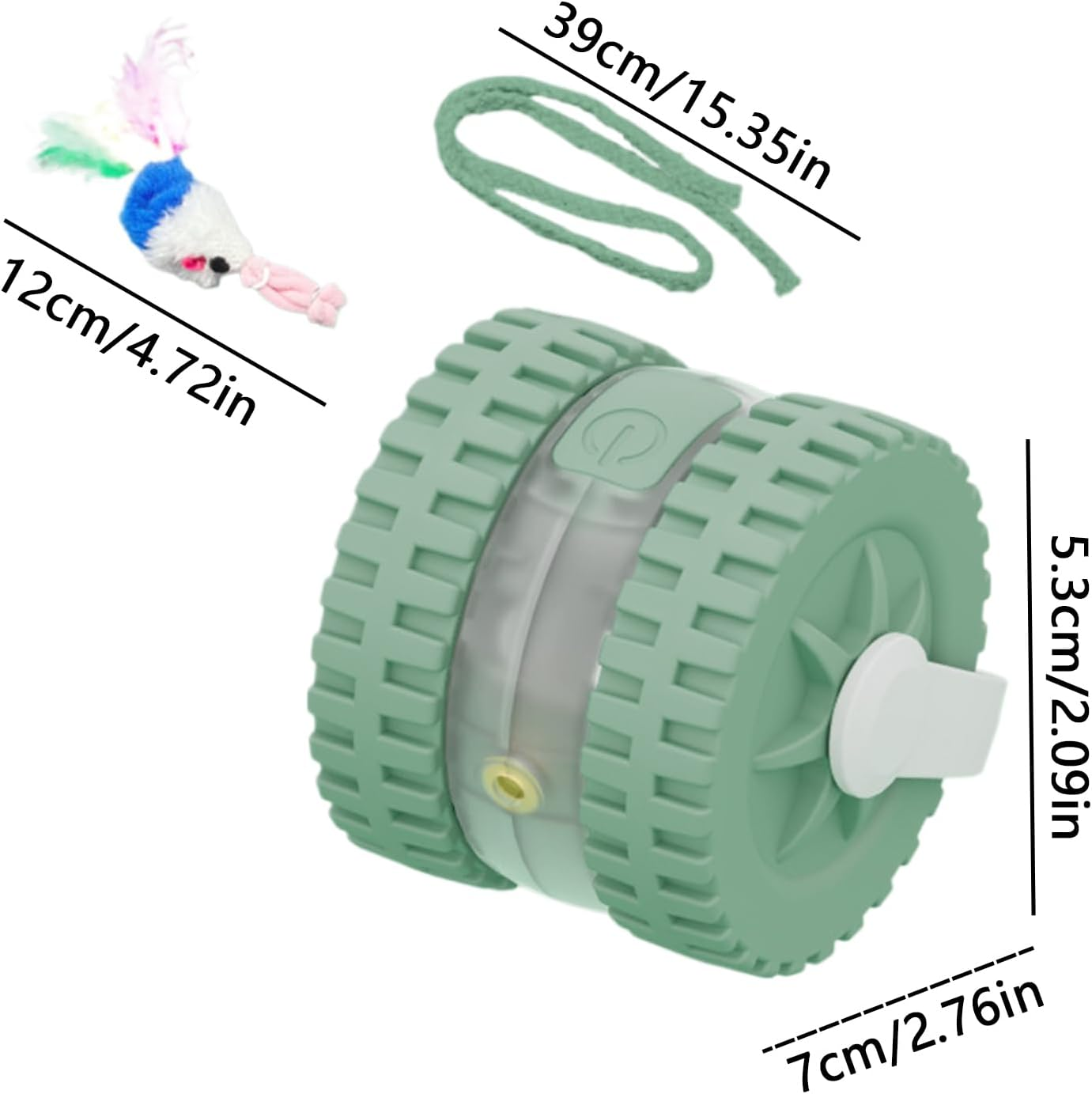 Automatic Cat Ball | Smart Moving Ball for Kitten,Interactive Cat Toy for Mental Stimulation, Boredom Reduction, Sensory Engagement, Training image number 1