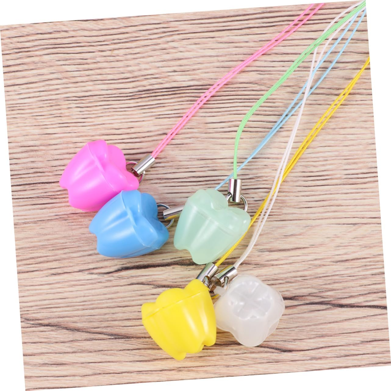 UPKOCH 5Pcs Unique Teeth Storage Box Milk Tooth Box Organizer for Christmas Birthday image number 5