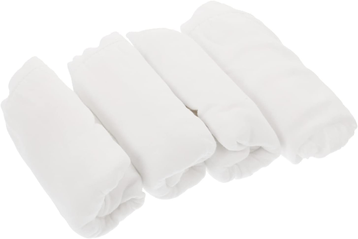 LIFKOME 4Pcs Disposable Maternity Underwear Women Pure Cotton Breathable Postpartum Pants White XXL Size Portable Moisture-Absorbing Period Panties