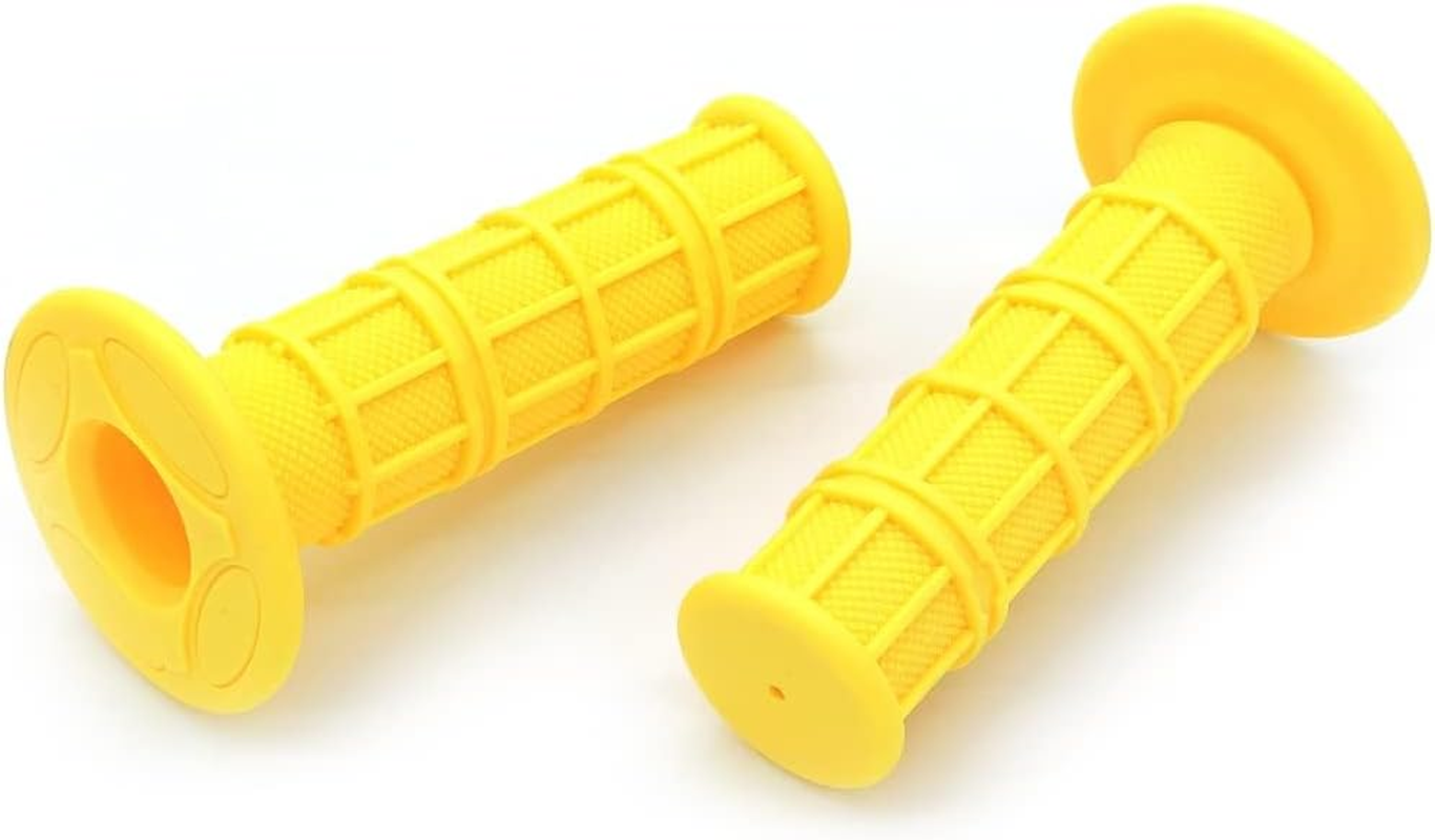 1" 25Mm Motorcycle Hand Grips, 2Pack Non Slip Rubber Handlebar, 1 Inch Diameter Comfortable Hand Bar Thruster Grips, Universal for Motorcycle, Offroad, Honda, Kawasaki, Suzuki
