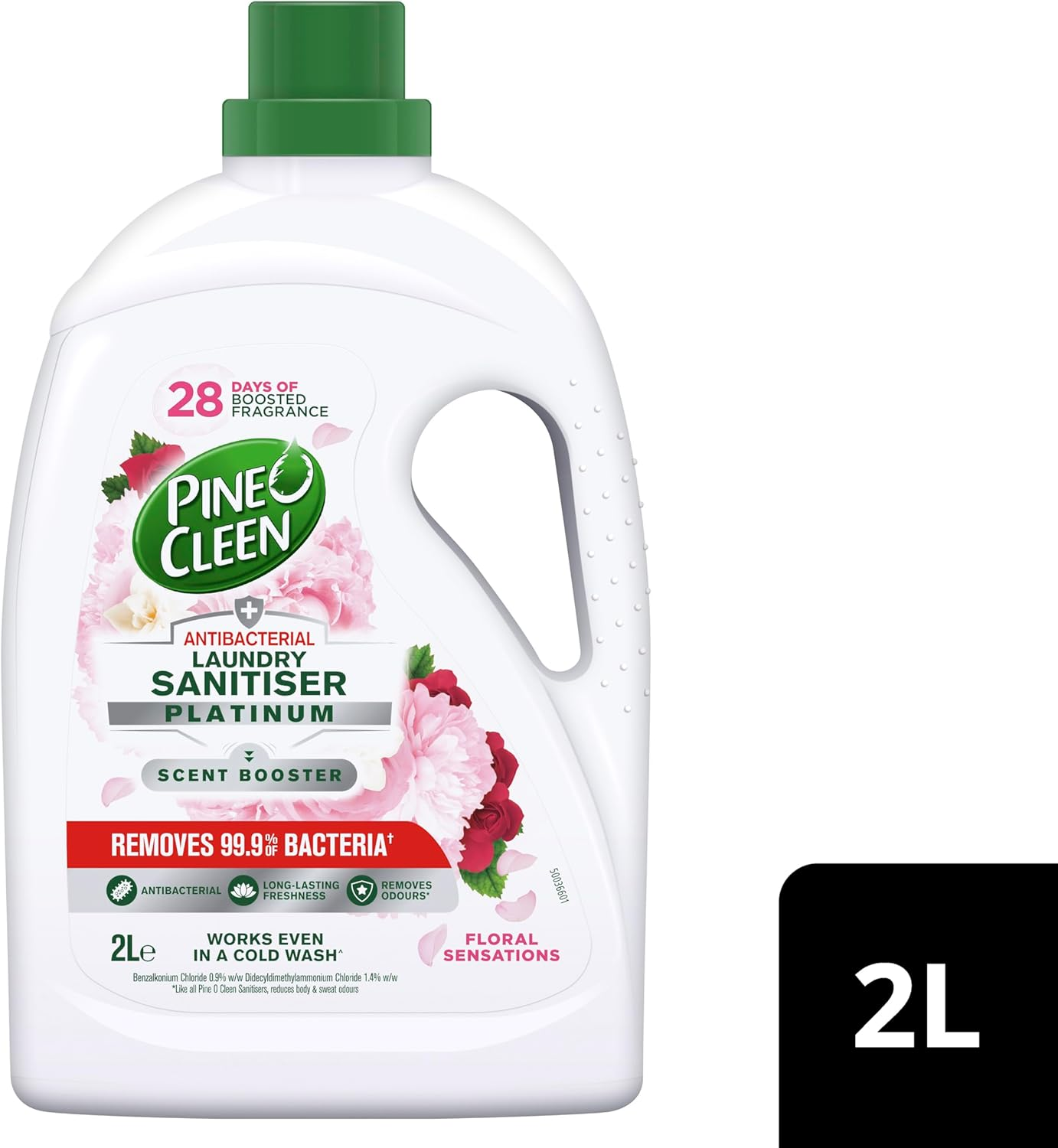 Pine O Cleen Platinum Floral Sensations Antibacterial Laundry Sanitiser 2L image number 2
