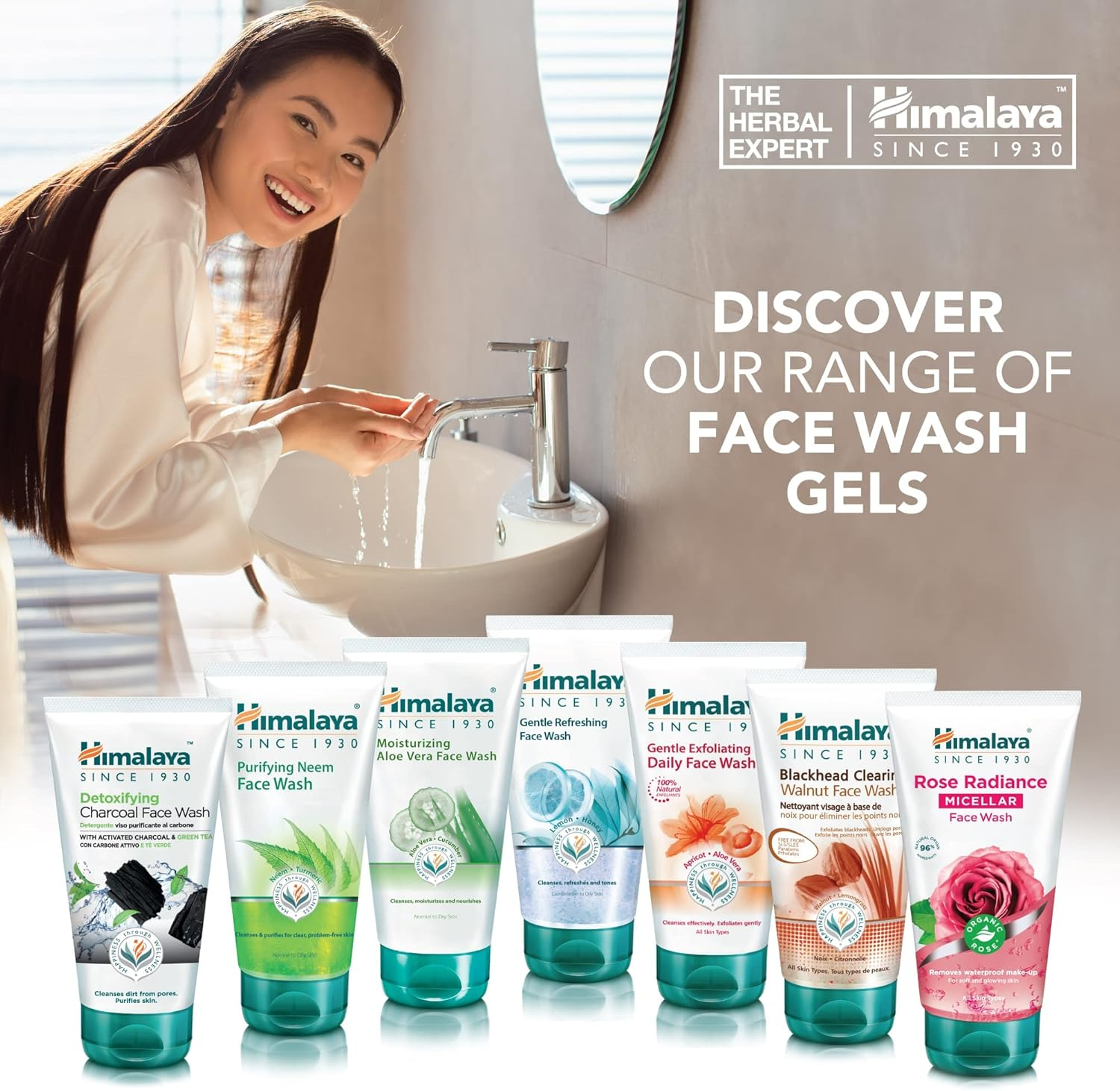 Himalaya Herbals Moisturizing Aloe Vera Face Wash, 100 Ml image number 4