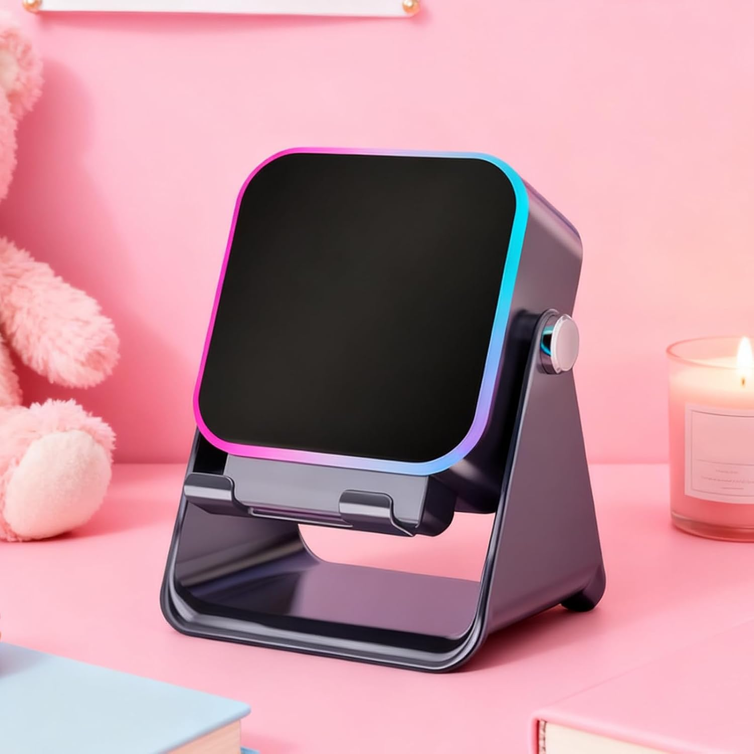 Induction Speaker - Audio Station with Light | 10W Phone Stand Speaker | for Birthday Office Travel Home Men Women Boyfriend Girl image number 5