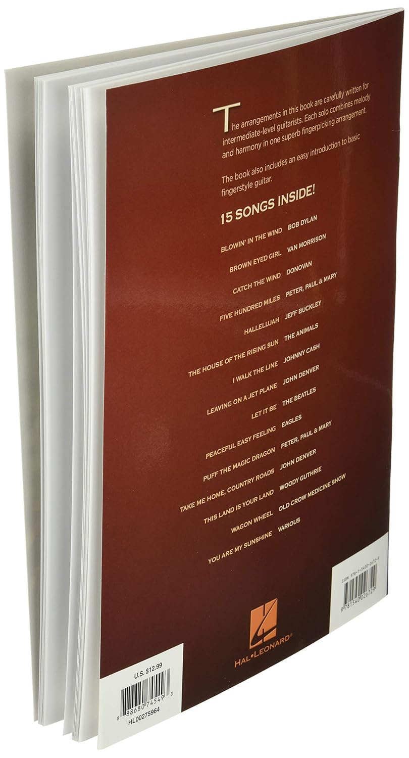 Hal Leonard Guitar Solo Fingerpicking Campfire Songbook: 15 Songs Arranged for Solo Guitar in Standard Notation & Tablature image number 1