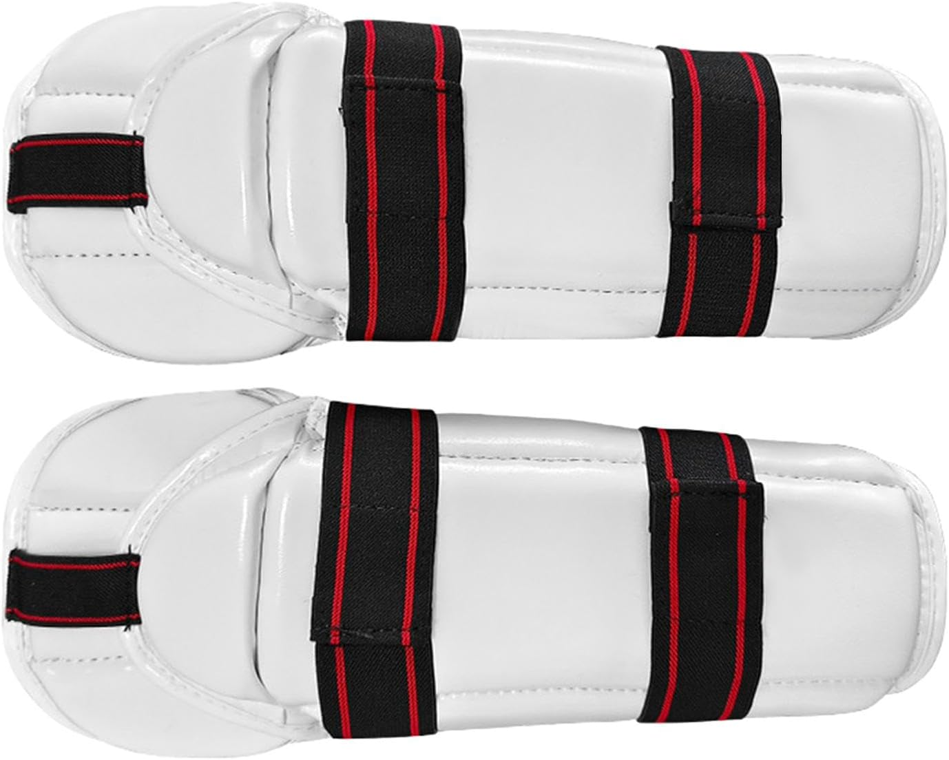 Taekwondo Shin Protector Taekwondo Arm Shin Guards, Elastic Strap Padded Protective Gear for Martial Arts Sports Adult Kids image number 2