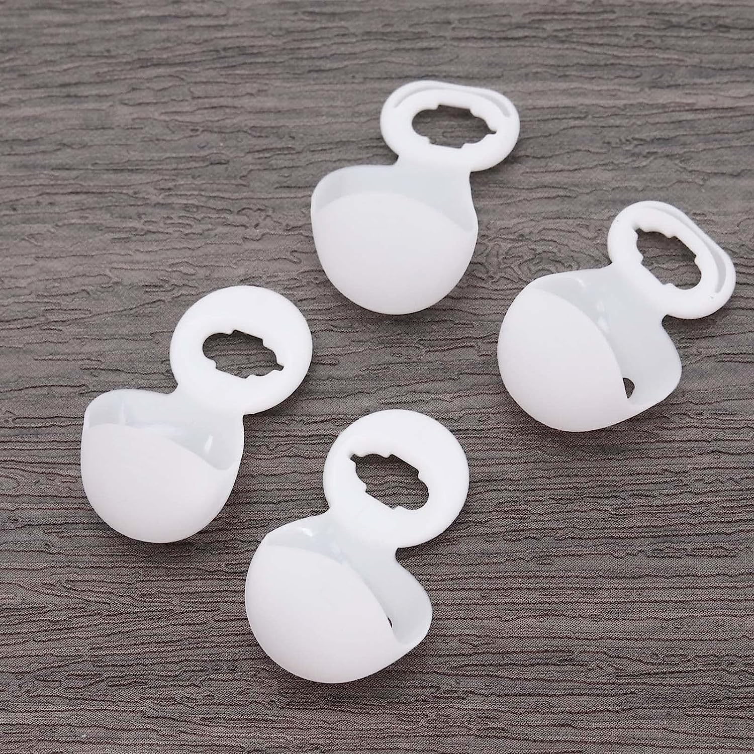 Emagtech 8 Pairs Ear Tips Compatible with Samsung Galaxy Buds Live Earphones Anti-Slip Silicone Earbud Cover (Black White Brown Red 4 Pairs Size L & 4 Pairs Size S) image number 3