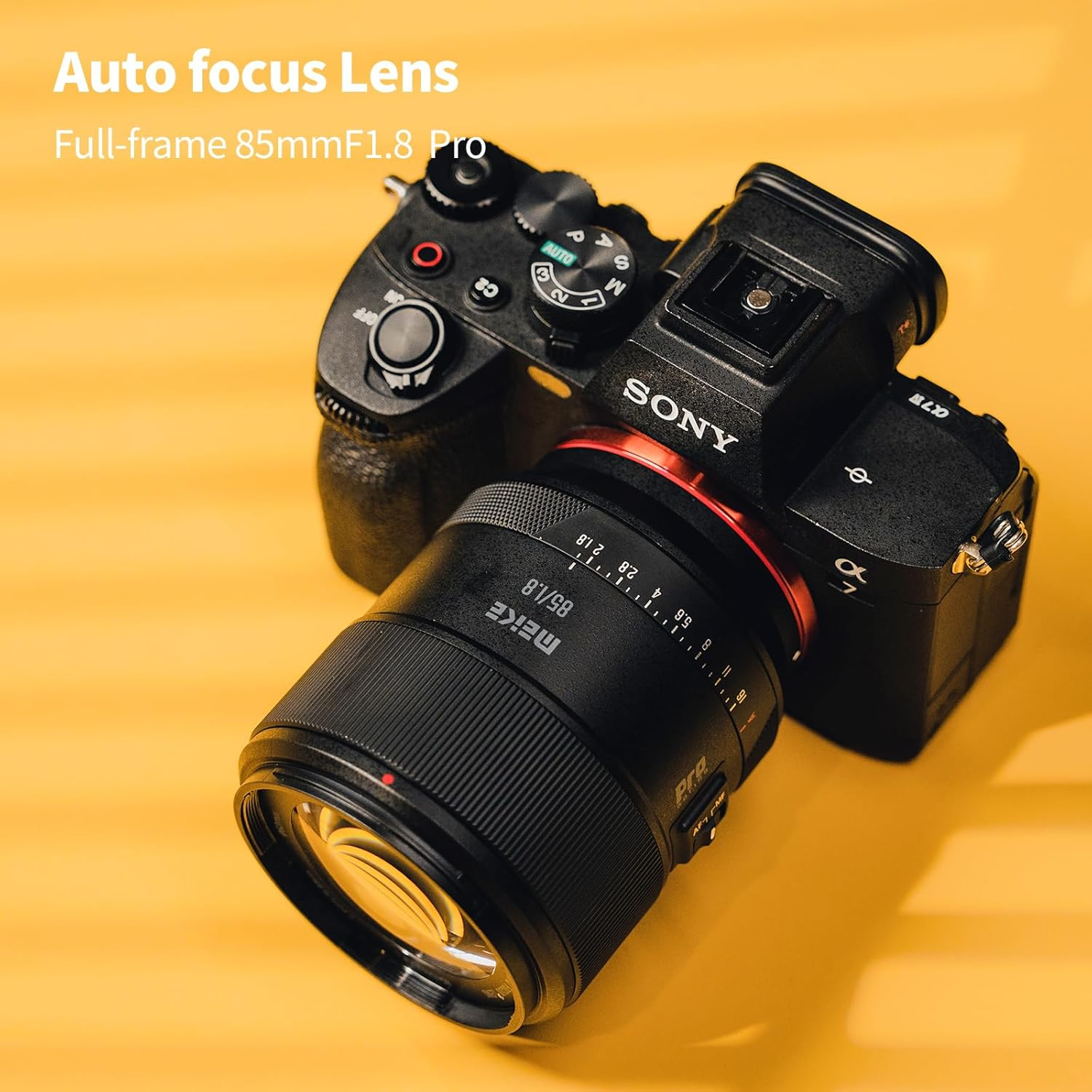 Meike 85Mm F1.8 Pro Auto Focus Medium Telephoto STM Stepping Motor Full Frame High Resolution 8K Prime Portrait Lens Compatible with Sony E Mount Cameras A7 A7R A7IV A7R IV A7III A7SIII A9 A7C A7CII image number 4