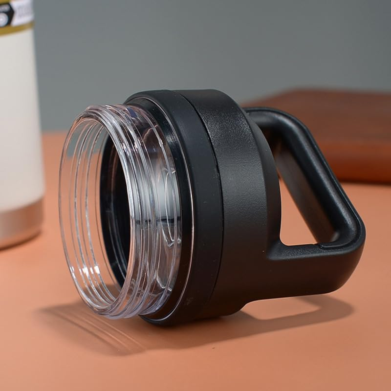 Chug Cap Compatible with YETI Rambler Bottle Fits for 18 Oz 26 Oz 36 Oz 64 Oz Chug Replacement Lid Cap Water Bottle Accessories Compatible with Yeti Rambler Bottle Models (2), Black image number 6