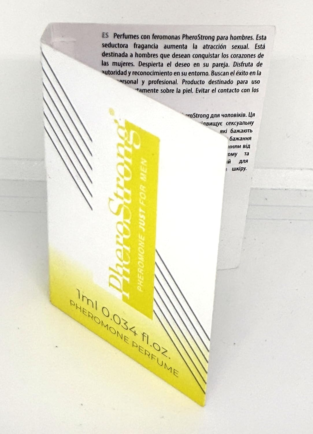 Pherostrong Pheromone Just for Men - Refreshing & Masculine Fragrance | Citrus, Marine & Woody Notes | Confidence-Boosting Scent | 1 Ml image number 6