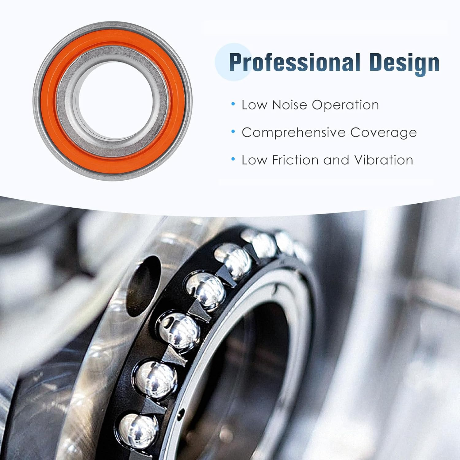 Youxmoto Front Rear Wheel Bearing for Can Am Outlander 400 450 500 570 800 1000 Max/Renegade /Maverick Trail /Defender HD 5 8 10 2005-2020 Bearing. 293350040, 705400088, 293350118, 293350150, 2Pcs image number 2